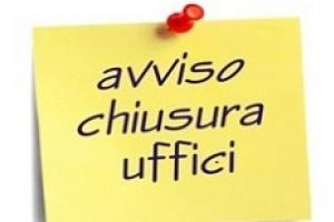 Avviso chiusura uffici 31/10/2022