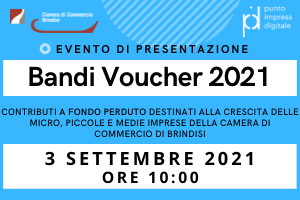 Presentazione bandi voucher 2021